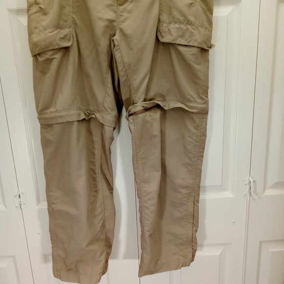 The North Face Khaki Mens Convertible Pants into Shorts size Large - Picture 7 of 12